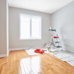 Renovierung und neuer Boden